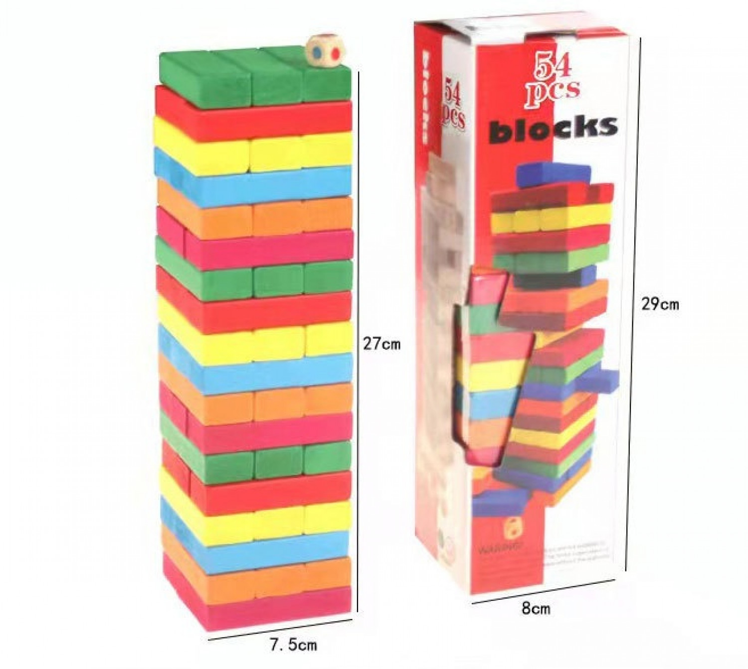 DRVENA IGRA SLAGANJA KOCKI D179 MAG